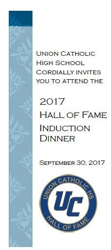 Vito Gagliardi Hall of Fame Induction- Sept 2017