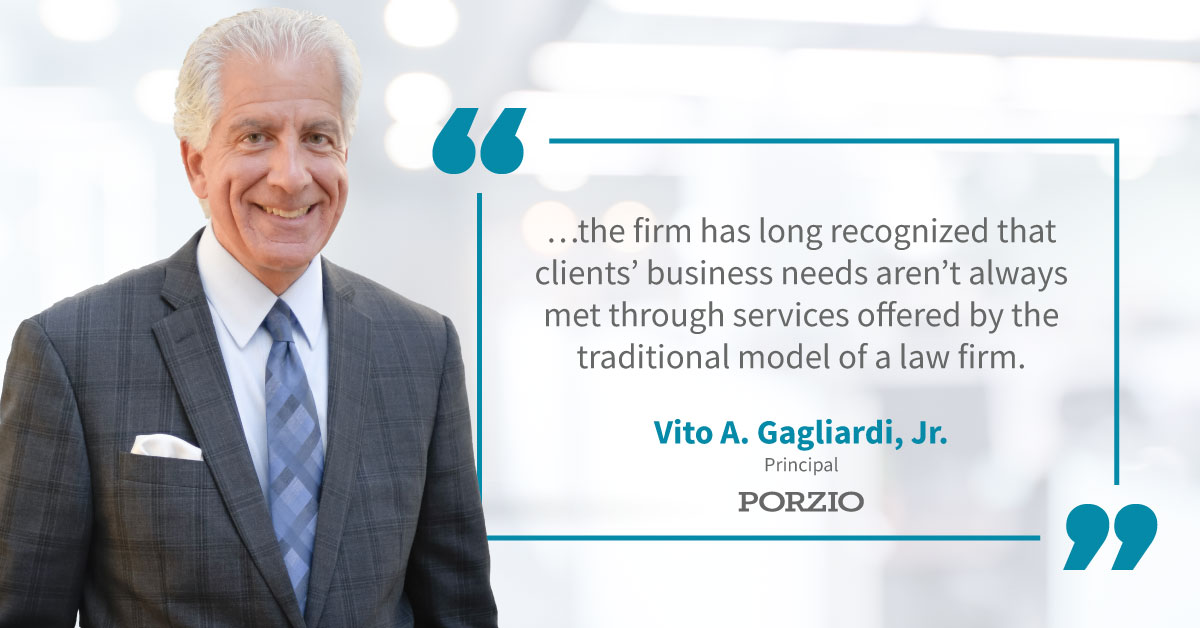 Porzio Ranks 35th Out of 50 Highest Grossing Midsize Law Firms in the U